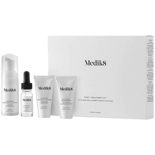 Photo Medik8 Post Treatment kit (30ml Calmwise® Cleanse, 10ml Hydr8™ B5 Serum, 15ml Ultimate Recovery, 15ml Physical Sunscreen)