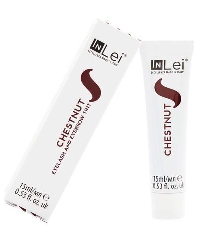 Photo InLei Chestnut - Eyelash dye - Краска каштановая