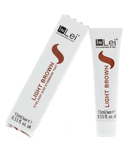 Photo InLei Light Brown - Eyelash dye - Краска светло-коричневая